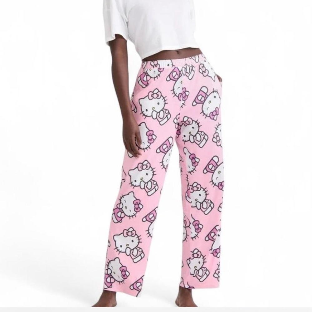 Hello Kitty Pink Pajama Pants